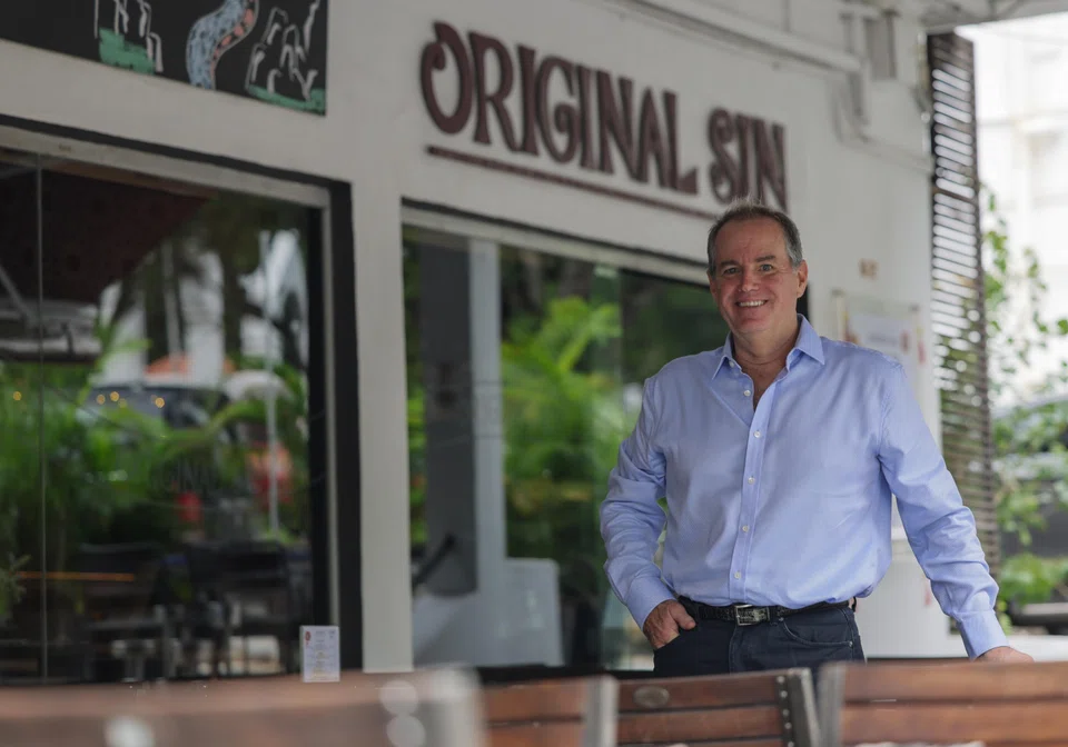 Mr Michael Hadley opened Mediterranean vegetarian restaurant Original Sin in 1997 to introduce locals to quality wine and meatless cuisine.