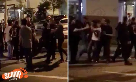 Brawl breaks out between two groups at St James, Police have to break them up