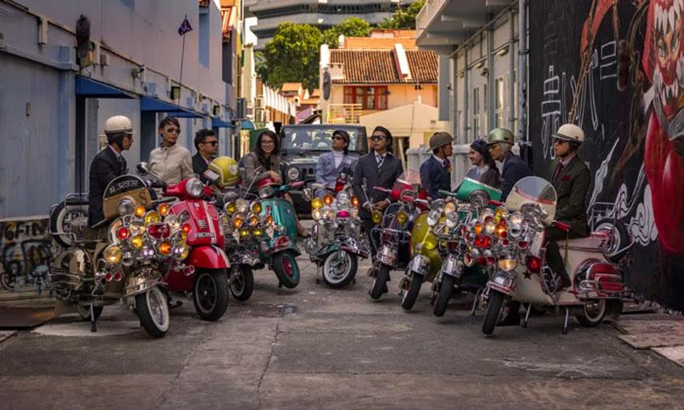 The #modvespa scene is truly squad goals