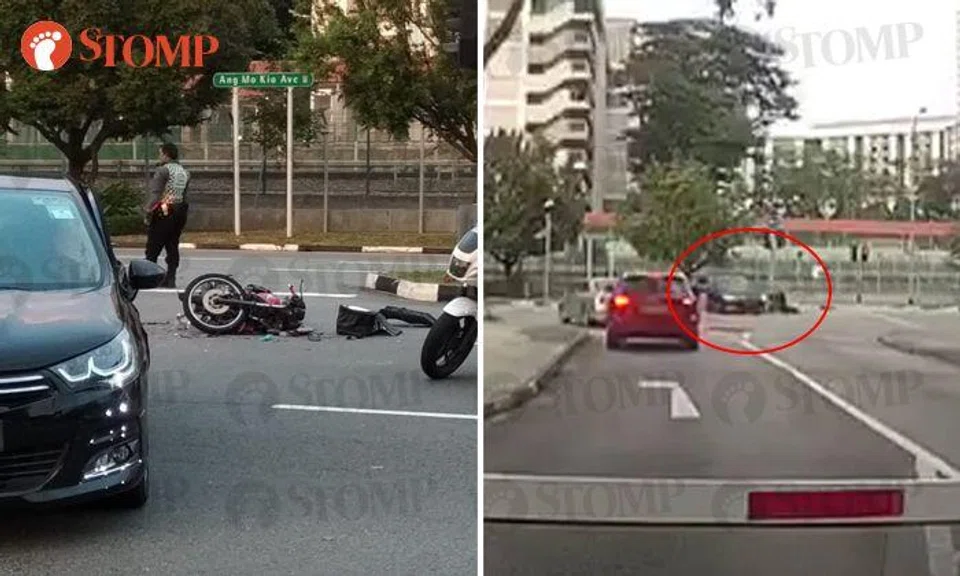 20-year-old motorcyclist dies in hospital after accident with car in Ang Mo Kio, driver arrested