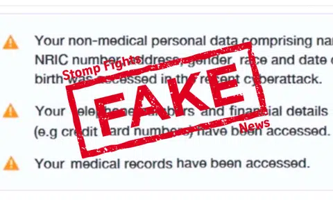 SingHealth warns of fake texts following news of recent cyberattack