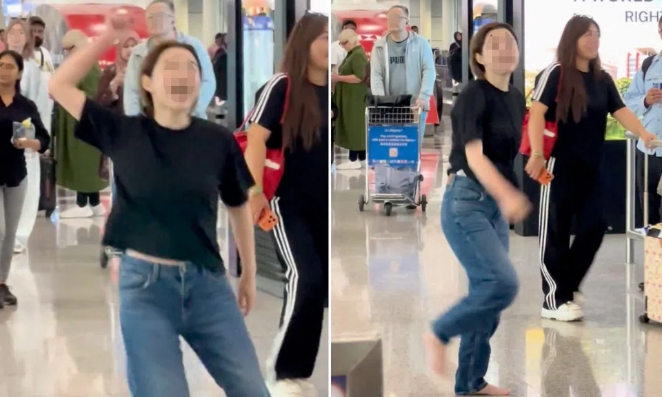 KLIA airport incident, woman demands surrender, airport security threat