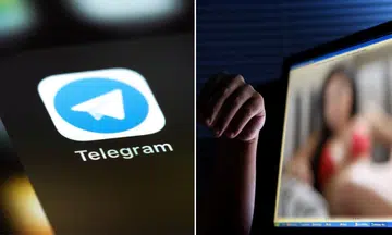 For a one-off payment of $600, members of the Telegram group are offered access to a library of thousands of images and clips.