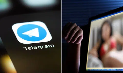 For a one-off payment of $600, members of the Telegram group are offered access to a library of thousands of images and clips.