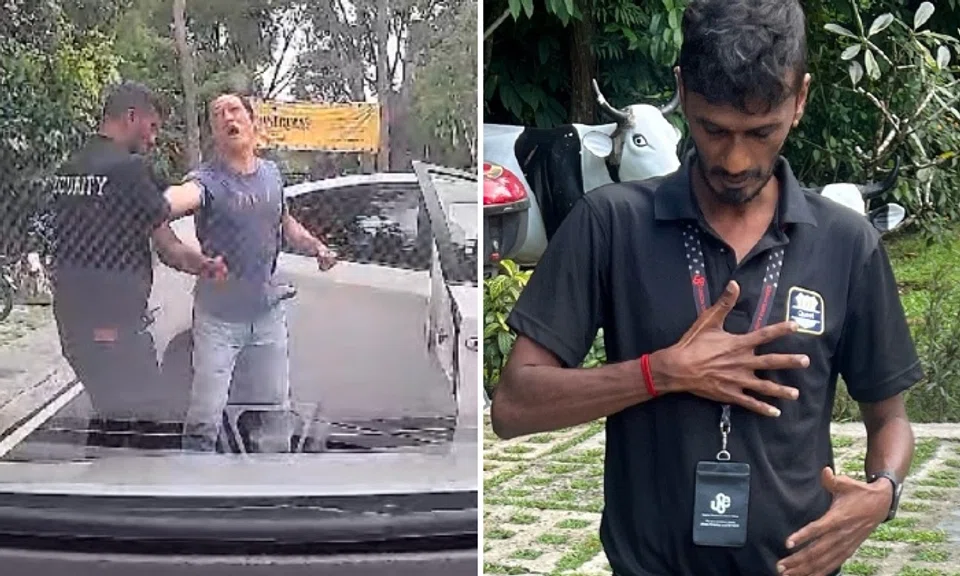 The driver became aggressive and pushed Mr Chandra on his left chest.