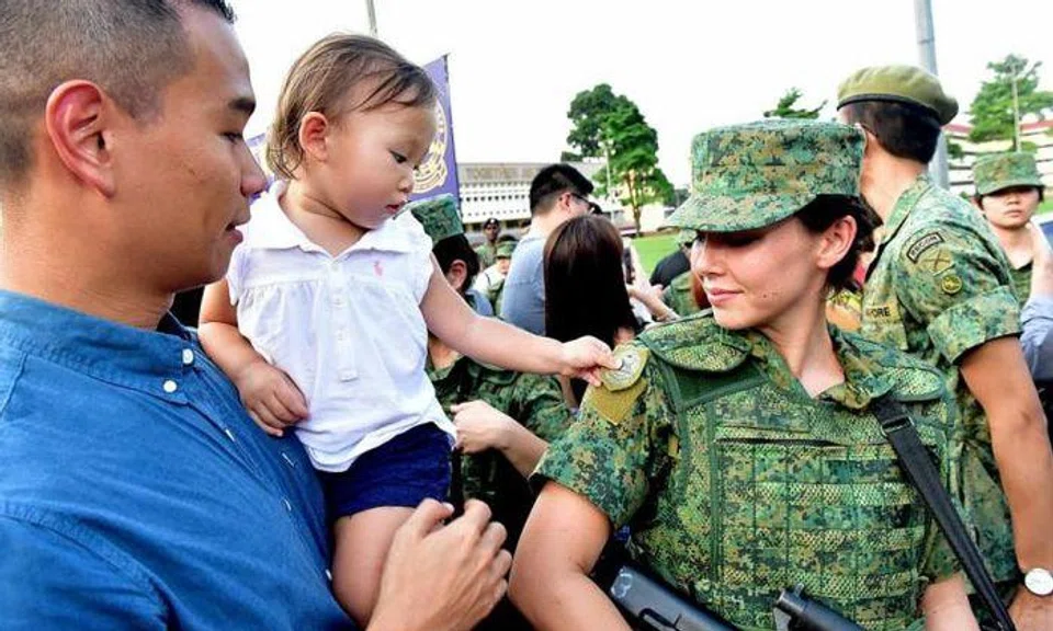 Mum who renounced UK citizenship enlists with SAF, says hardest thing is being away from daughter