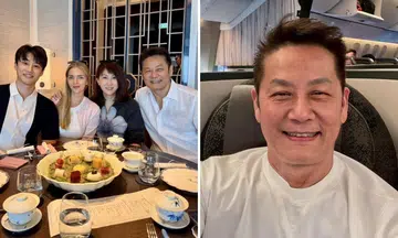 Taiwan host Hsu Nai-lin vacationed in Singapore with his family