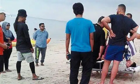 Water scooter fun ends badly for female tourist after she injures knee