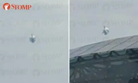 Commuters spot 'flying object' over Tuas from Second Link: Here's what it really is