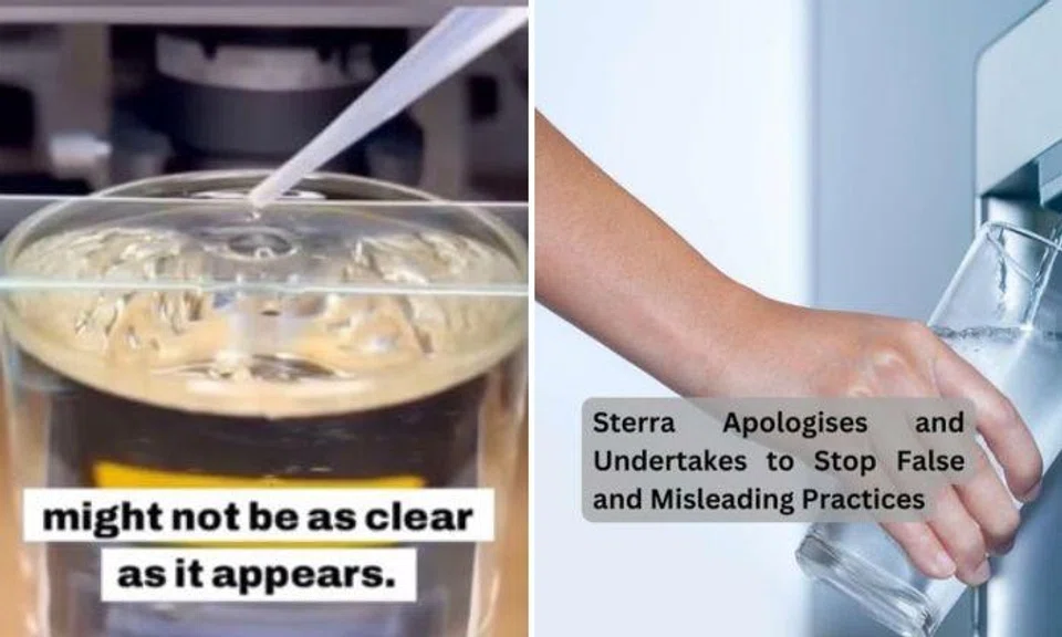 Sterra apologises for misleading consumers that S'pore's tap water unsafe to drink without its purifier