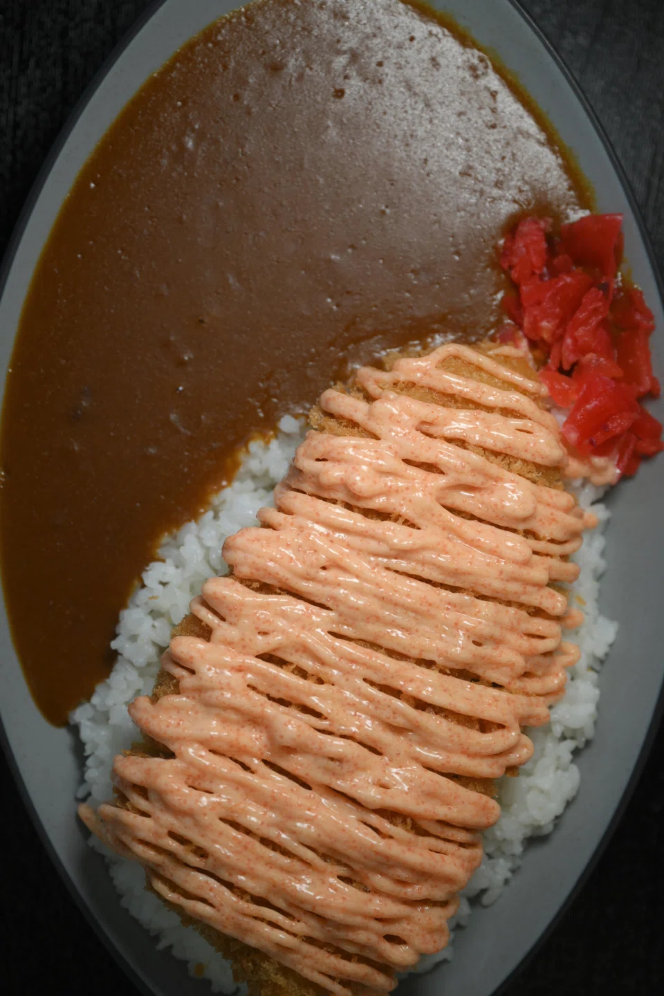 Mentai Pork Katsu Curry at Haru-Haru.