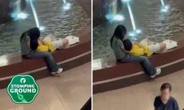 inappropriate PDA by couple at Ngee Ann City