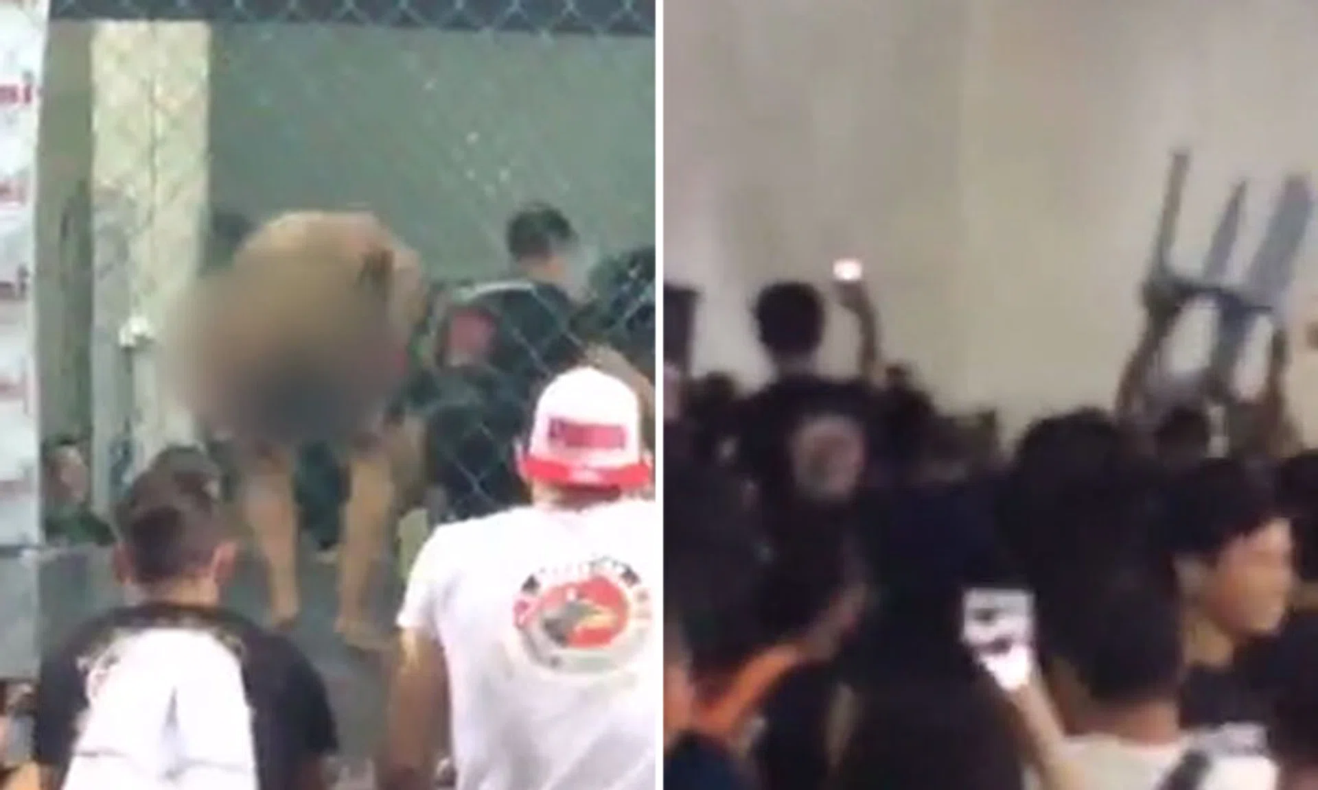 Brawl ensues after fighter flashes butt at opponent's team after MMA match in JB | STOMP