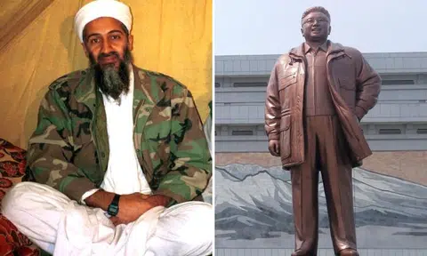 Osama bin Laden and Kim Jong Il 