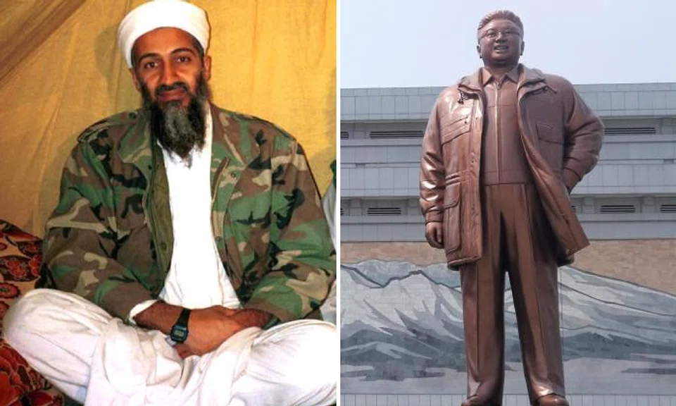 Osama bin Laden and Kim Jong Il 