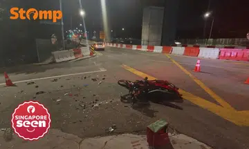 sembawang road accident, drink driving arrest