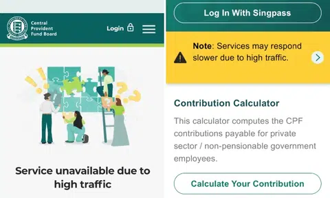 CPF members have trouble accessing their accounts 'due to high traffic' on New Year's Day