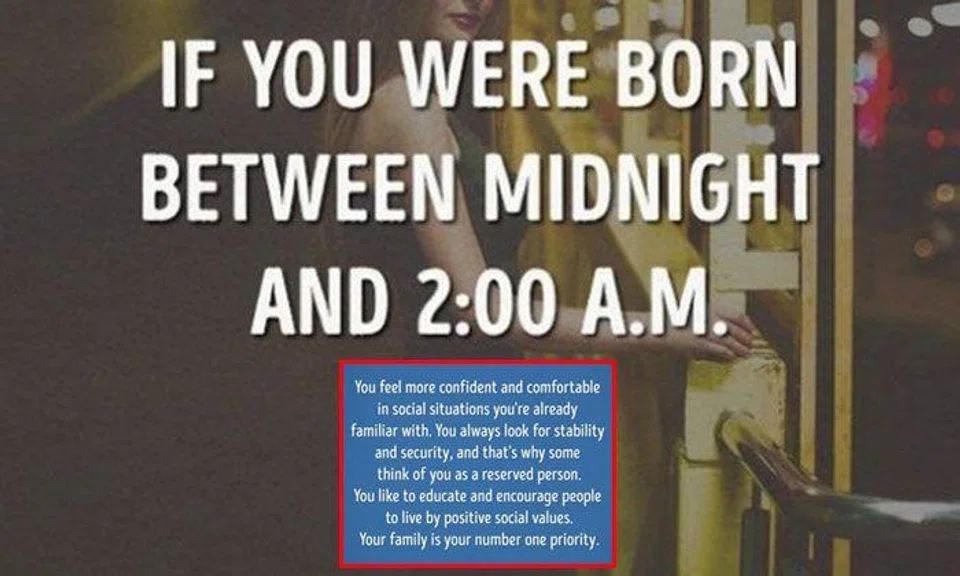 Know what time you were born? Here's what it says about your personality