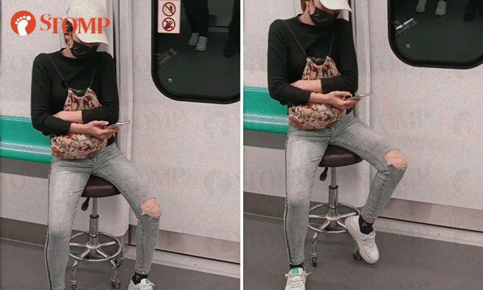 Commuter amused by woman using stool on MRT: 'Made my day awesome'