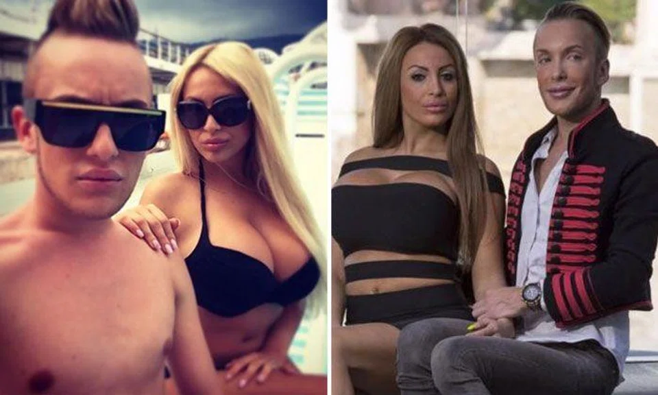 'Human Ken doll' breaks up with his blonde 'Barbie' girlfriend after she goes brunette