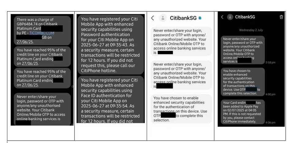 At least $153k lost in phishing scams involving fake Citibank staff, police warn