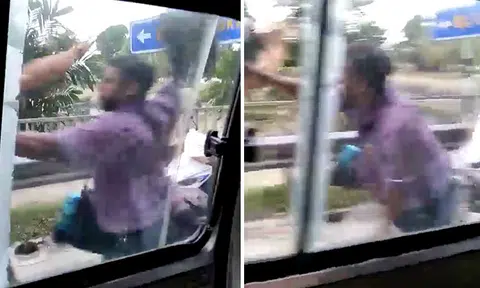Bus captain caught on video hitting motorist with helmet in JB will be disciplined: SBS Transit