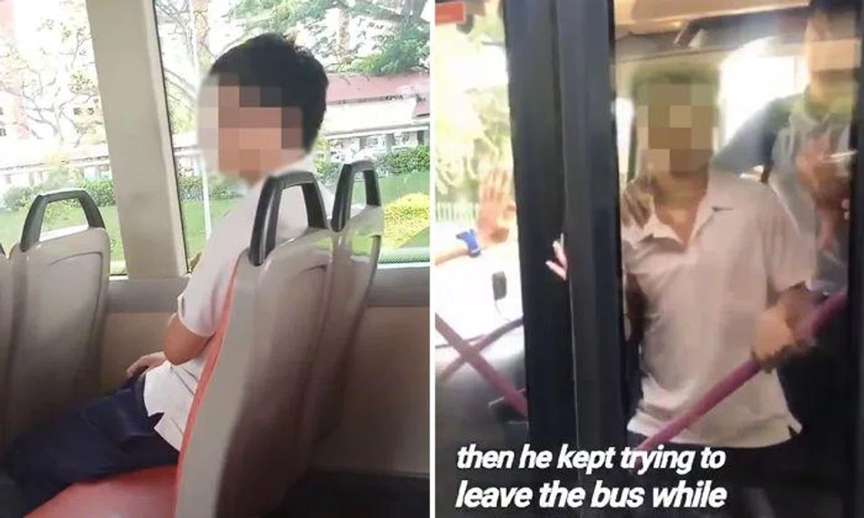 Man allegedly performed lewd act on bus while staring at girl, stopped from fleeing by commuters