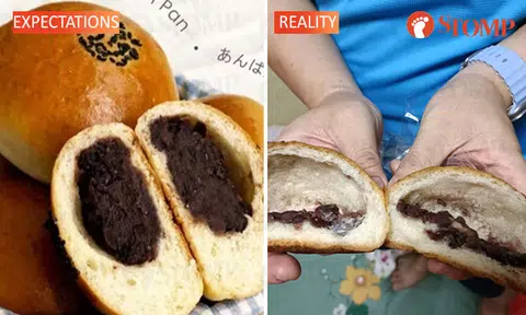 Stomper shocked after finding 'so little filling' inside red bean bun that cost $3.70