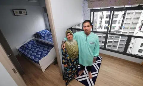 Single mum finally gets to celebrate Hari Raya in own flat