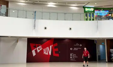 Kallang Wave Mall quieter amid major revamp