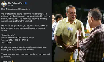 reform party facebook Kenneth Jeyaretnam