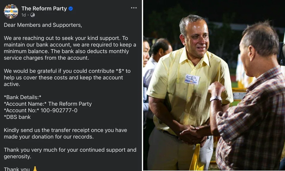 reform party facebook Kenneth Jeyaretnam