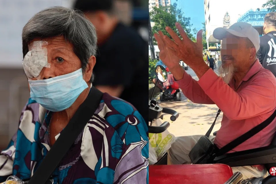 He allegedly poured coffee from a plastic bag over her head, prompting her to call the police.