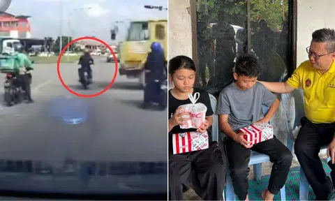 single father from malaysia dies from being crushed by cement mixer beating red light