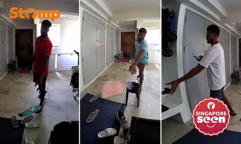 J&T Express courier repeatedly throws parcels at AMK resident's doorstep