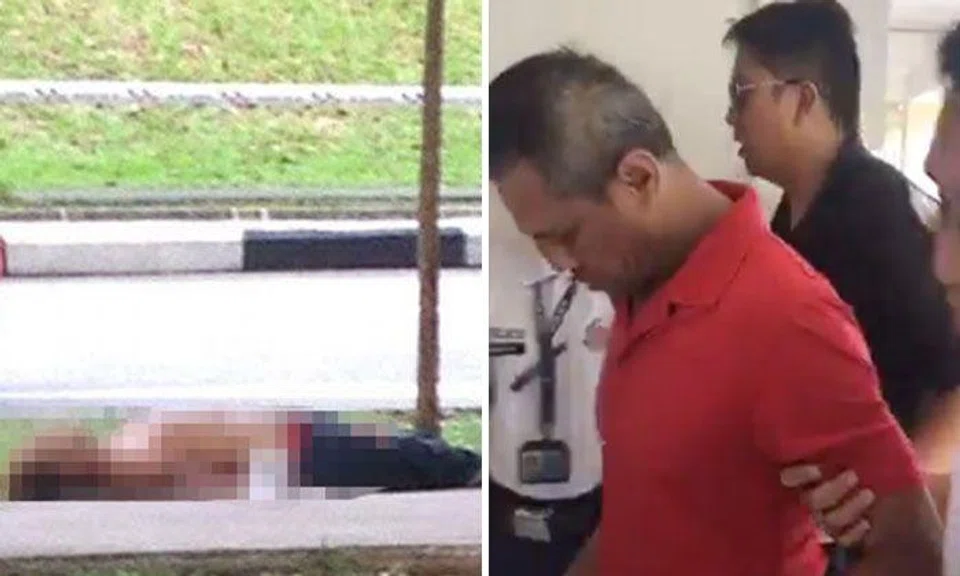 Suspect in Teck Whye Crescent murder visits scene of crime with police