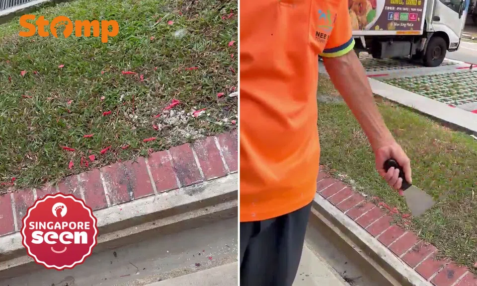 Yishun resident, offerings after prayers, cleaners