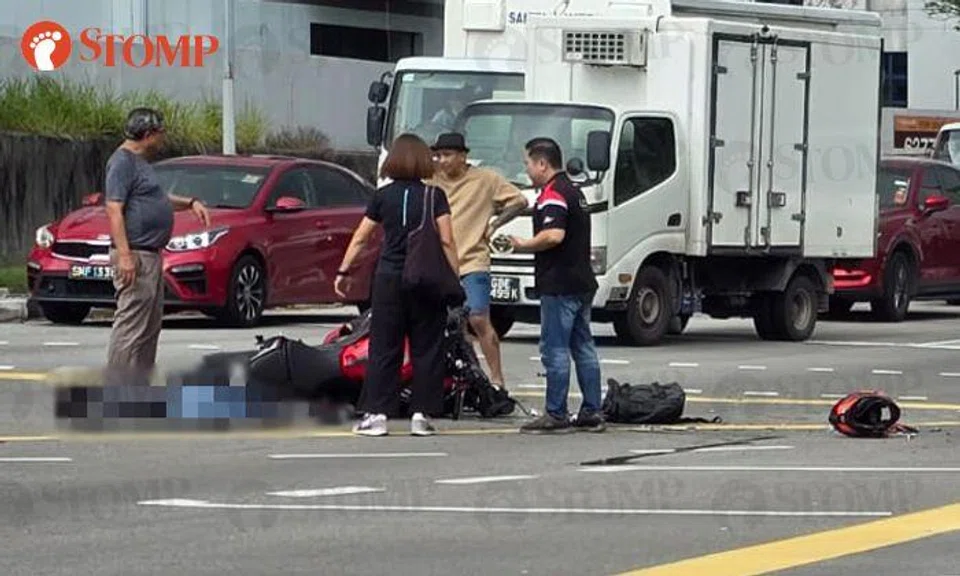 Motorcyclist dies after accident with van in Woodlands, driver assisting with investigations