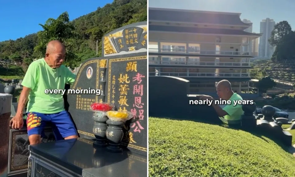 man visits late wife’s grave every day for nine years