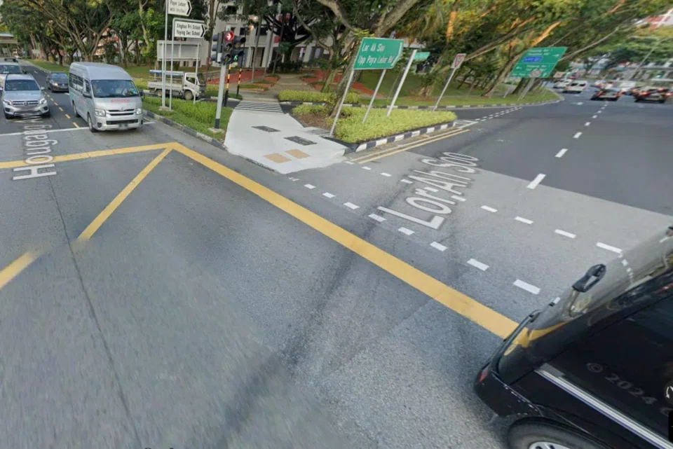 The accident occurred at the junction of Hougang Avenue 3 and Lorong Ah Soo.