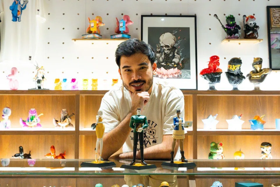 Mighty Jaxx, a local collectibles company founded by Mr Jackson Aw (pictured), felt the immediate impact of the tariffs on its shipments currently on the way to the US.