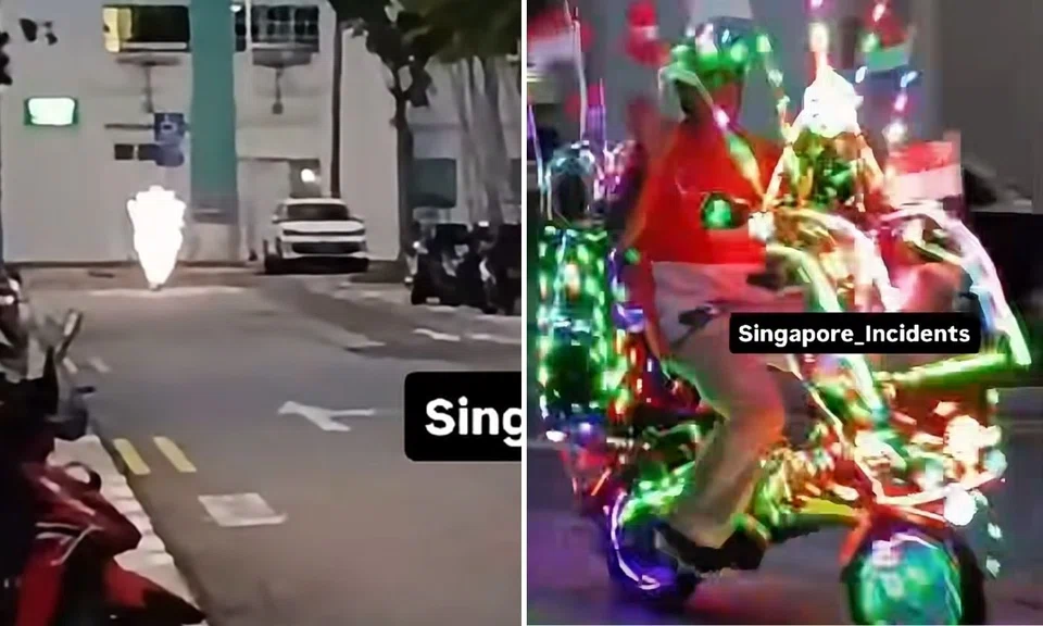 bright e-bike at Tampines turns heads