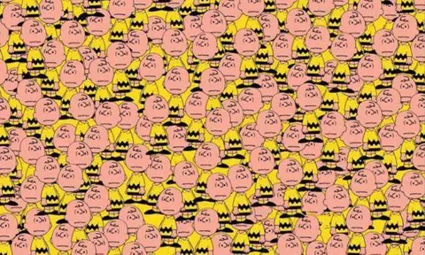 Pik-a-boo: Find the Pikachu in a sea of Charlie Browns