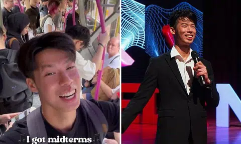From shy student to viral emcee: How the 'NTU bus guy' found his voice