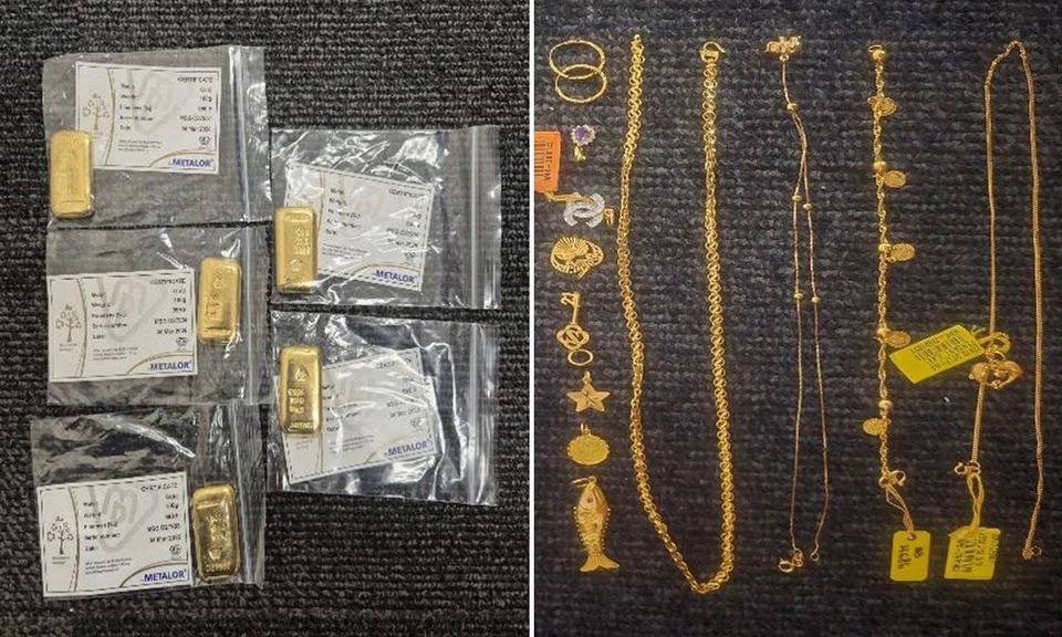 Gold recovered from scam