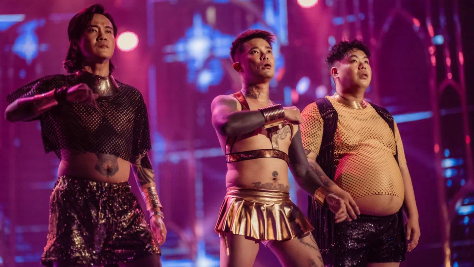 (From left) Tommy Wong, Simonboy and Mayiduo in 3 Good Guys. PHOTO: GOLDEN VILLAGE