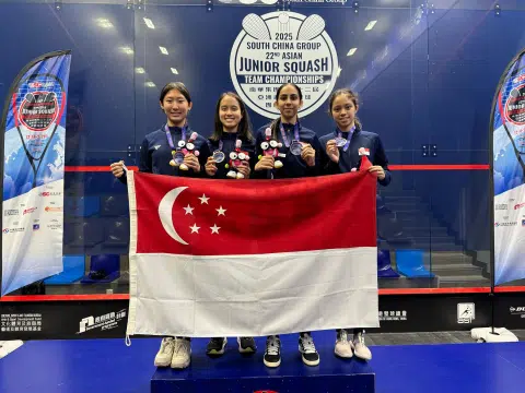 Singapore claim bronze at Asian Junior Squash Team Championships