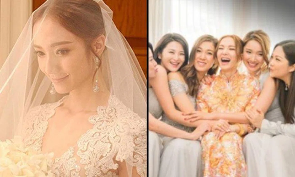 Grace Wong weds fiancé in New York -- with star-studded squad