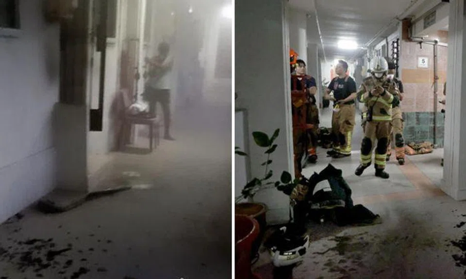 Ang Mo Kio resident refuses to evacuate burning home, tells neighbour to 'leave me alone!'