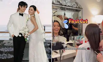 DJ Hazelle Teo and local pianist James Wong got married on June 6 at the JW Marriott Hotel Singapore South Beach.